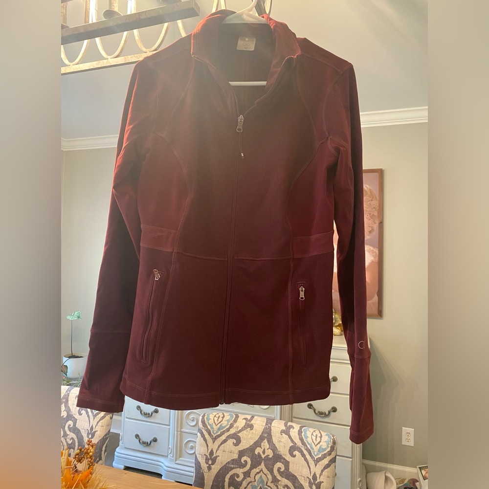 Calia medium wine zip up jacket